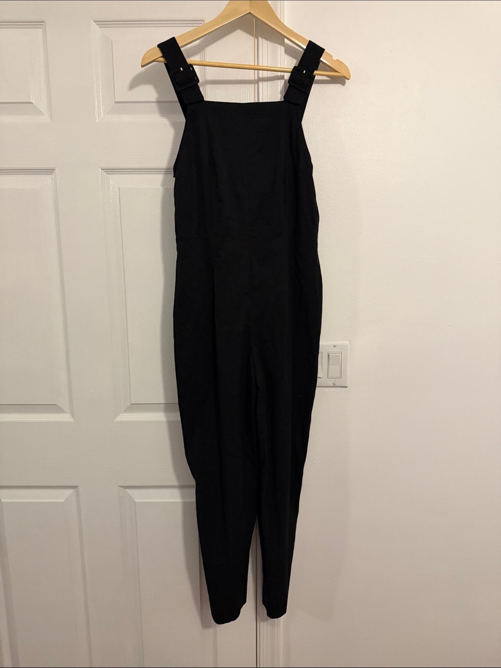 Club Monaco Black Suspender Jumpsuit